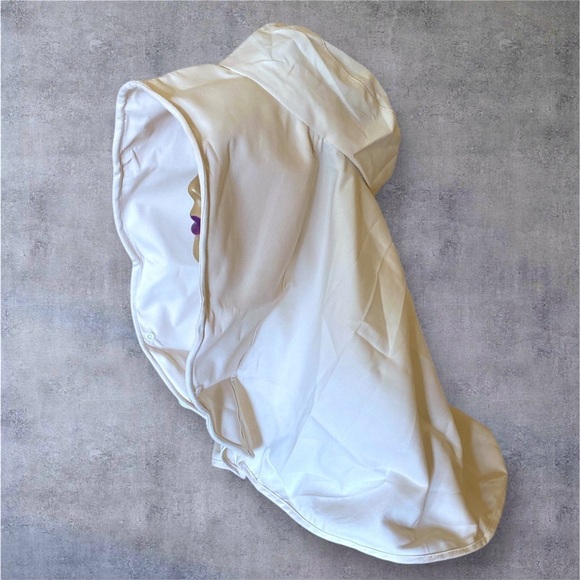 Women's Cream Hooded Sunblocker Hat Protect Face Neck & Shoulders OS NWOT - Picture 3 of 5